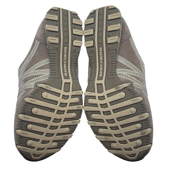 Skechers Cuddy Slip On Sneaker Mule Grey Taupe Size 6 Comfort Memory Foam - Picture 8 of 10